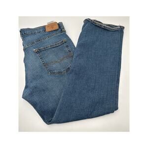 Levi Denizen Mens Blue Jeans 32x28 Straight Leg Mid Rise Denim